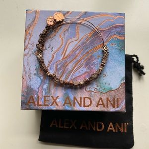 Alex and Ani “Paw Print” Accent Bracelet